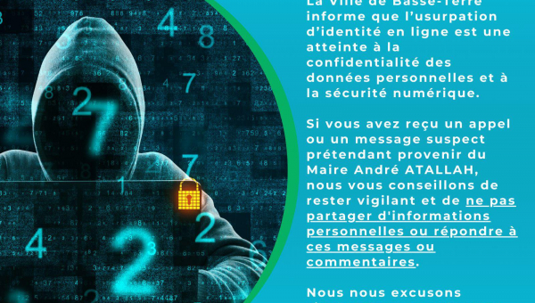 Info usager concernent l’usurpation d’identité